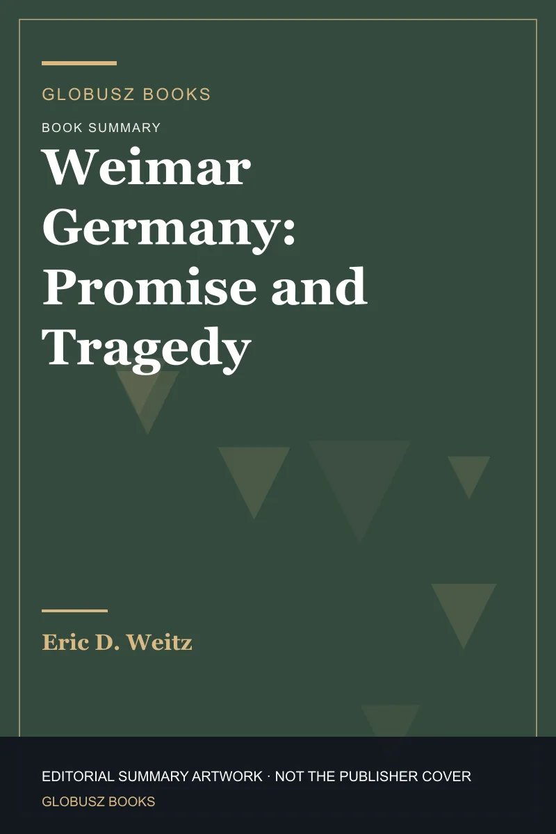 Cover of Weimar Germany: Promise and Tragedy by Eric D. Weitz
